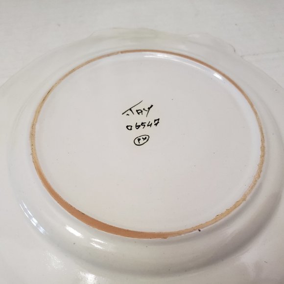 4 Italy Salad Dessert Plate Chicken Rooster Shape - Picture 7 of 8